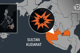 Khu vực xảy ra vụ đánh bom. (Nguồn: rappler.com)