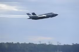 Máy bay F-35 Lightning II của Mỹ cất cánh từ căn cứ không quân Tyndall ở Florida, ngày 16/9/2016. (Nguồn: AFP/TTXVN) 