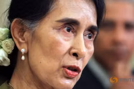 Cố vấn Nhà nước Myanmar Aung San Suu Kyi. (Nguồn: Reuters)