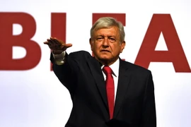 Ứng cử viên Andrés Manuel López Obrador. (Nguồn: AFP/TTXVN)