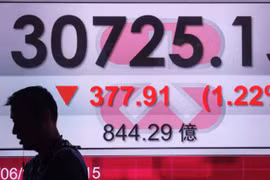 Bảng chỉ số Hang Seng. (Nguồn: AFP/Getty Images) 
