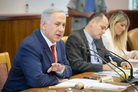 Thủ tướng Israel Benjamin Netanyahu (trái). (Nguồn: THX/TTXVN)