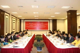 Quang cảnh cuộc hội đàm. (Ảnh: Phạm Kiên/TTXVN)