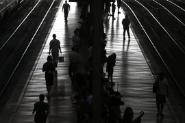 Nhà ga ở Madrid ở Tây Ban Nha ngày 4/9. (Nguồn: AP)