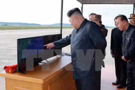 Nhà lãnh đạo Kim Jong-un. (Nguồn: AFP/TTXVN)