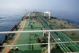 Tàu chở dầu Sabiti của Iran tại Biển Đỏ ngày 10/10/2019. (Nguồn: AFP/TTXVN) 