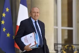 Bộ trưởng Nội vụ Pháp Gerard Collomb. (Nguồn: AFP/TTXVN)