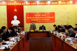 Giám sát công tác xóa đói giảm nghèo tại Hà Giang