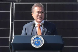 Tổng thống Hàn Quốc Moon Jae-in. (Nguồn: Yonhap/TTXVN) 