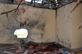Hiện trường vụ đánh bom ở Maiduguri ngày 23/10 do Boko Haram gây ra. (Nguồn: AFP/TTXVN)