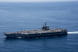 Tàu sân bay USS Carl Vinson. (Nguồn: EPA/TTXVN)