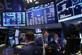 Sàn giao dịch chứng khoán New York ngày 13/7. (Nguồn: AFP/TTXVN)