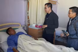Lúc xảy ra vụ việc, trên xe có tổng cộng 15 người mang quốc tịch Việt Nam. (Nguồn: Vietnam+) 