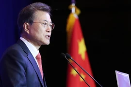 Tổng thống Hàn Quốc Moon Jae-in. (Nguồn: Yonhap/TTXVN)