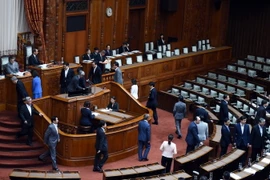 Một phiên họp của Thượng viện Nhật Bản. (Nguồn: AFP/TTXVN)