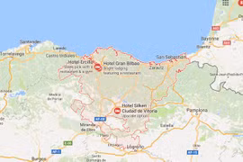 Khu vực Basque. (Nguồn: Google Maps)