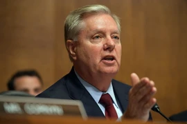 Thượng nghị sỹ đảng Cộng hòa Lindsey Graham. (Ảnh: AFP/TTXVN)