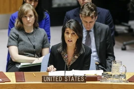 Đại sứ Mỹ Nikki Haley. (Nguồn: AFP/TTXVN)