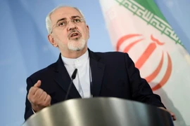 Ngoại trưởng Iran Mohammad Javad Zarif trong cuộc họp báo ở Berlin, Đức ngày 27/6. (Nguồn: AFP/TTXVN)