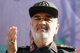 Phó Tư lệnh Lực lượng Vệ binh Cách mạng Hồi giáo Iran (IRGC), ông Hossein Salami. (Nguồn: AFP/TTXVN) 