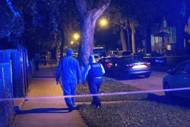 Hiện trường vụ xả súng. (Nguồn: Getty Images)