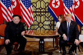 Tổng thống Donald Trump và nhà lãnh đạo Triều Tiên Kim Jong-un. (Nguồn: TTXVN) 