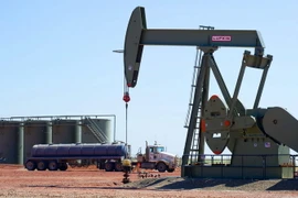 Giếng dầu gần Tioga, Bắc Dakota, Mỹ. (Nguồn: AFP/TTXVN)