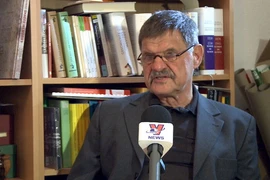 Tiến sỹ Gehard Will - chuyên gia về Đông Nam Á tại Đức. (Ảnh: Phạm Văn Thắng/Vietnam+)