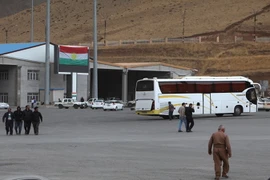 Cửa khẩu Haj Omran nằm giữa Khu tự trị người Kurd và biên giới Iran ngày 3/10. (Nguồn: REUTERS/TTXVN)