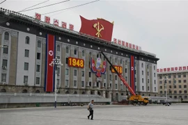 Quảng trường Kim II Sung tại thủ đô Bình Nhưỡng, Triều Tiên. (Nguồn: AFP/TTXVN) 