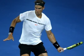 Rafael Nadal tại Giải Quần vợt mở rộng Australia ở Melbourne, Australia ngày 29/1. (Nguồn: EPA/TTXVN) 