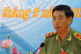 Trung tướng Lê Văn Đệ, Phó Tổng cục trưởng Tổng cục Chính trị Công an nhân dân. (Ảnh: Anh Minh/TTXVN)