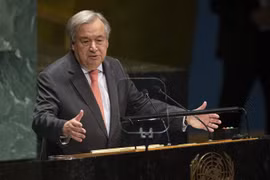 Tổng Thư ký Liên hợp quốc Antonio Guterres. (Nguồn: AFP/TTXVN) 