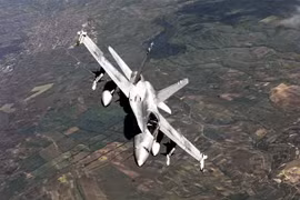 Máy bay CF-18 Hornet của Không lực Canada. (Nguồn: AFP/TTXVN)