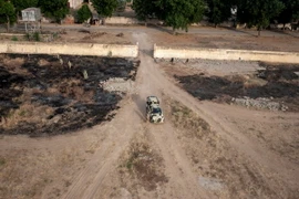 Binh sỹ Nigeria ở Bama, Đông Bắc Nigeria. (Nguồn: AFP/TTXVN)