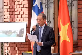 Ban Chấp hành Hội Cựu chiến binh Việt Nam tại Liên bang Nga ra mắt. (Ảnh: Dương Trí/TTXVN)