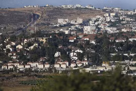 Khu định cư Do Thái Ofra, phía Bắc Ramallah ở Khu Bờ Tây ngày 27/6/2017. (Nguồn: AFP/TTXVN) 
