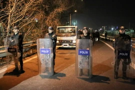 Cảnh sát Thổ Nhĩ Kỳ. (Nguồn: AFP/TTXVN)