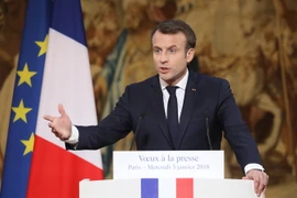 Tổng thống Pháp Emmanuel Macron. (Nguồn: AFP/TTXVN) 