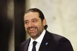 Thủ tướng Liban Saad Hariri phát biểu trong cuộc họp báo tại Baabda, Liban ngày 3/11/2016. (Nguồn: AFP/TTXVN)