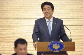 Thủ tướng Nhật Bản Shizo Abe. (Nguồn: AP)