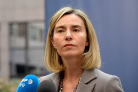 Đại diện cấp cao về chính sách an ninh và đối ngoại EU Federica Mogherini. (Nguồn: AFP/TTXVN)