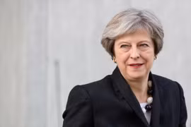 Thủ tướng Anh Theresa May tại thủ đô London ngày 16/11. (Nguồn: AFP/TTXVN)