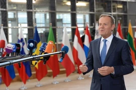 Chủ tịch EC tái khẳng định EU mong muốn một tương lai quan hệ thân cận với hàng xóm Anh, đồng thời nêu rõ đàm phán về tương lai quan hệ hai bên sẽ chỉ diễn ra sau khi đã giải quyết các vấn đề quá khứ. (Nguồn: AFP/TTXVN)