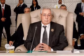 Chủ tịch Hội đồng Quốc gia (Chủ tịch Thượng viện), ông Abdelkader Bensalah. (Nguồn: africanews.com) 