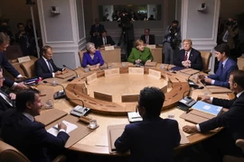 Toàn cảnh phiên họp của lãnh đạo các nước G7. (Nguồn: AFP/TTXVN)