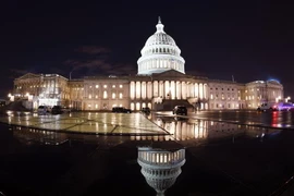 Tòa nhà Quốc hội Mỹ tại Washington D.C. (Nguồn: THX/TTXVN) 