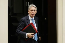 Bộ trưởng Tài chính Anh Philip Hammond tại văn phòng Chính phủ ở London ngày 9/1/2019. (Nguồn: THX/TTXVN) 