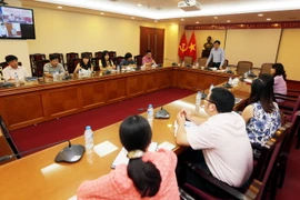 Một cuộc hội thảo về báo chí tại Thông tấn xã Việt Nam. (Ảnh: Danh Lam/TTXVN)