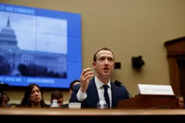 Giám đốc điều hành (CEO) mạng xã hội Facebook Mark Zuckerberg. (Nguồn: THX/TTXVN) 